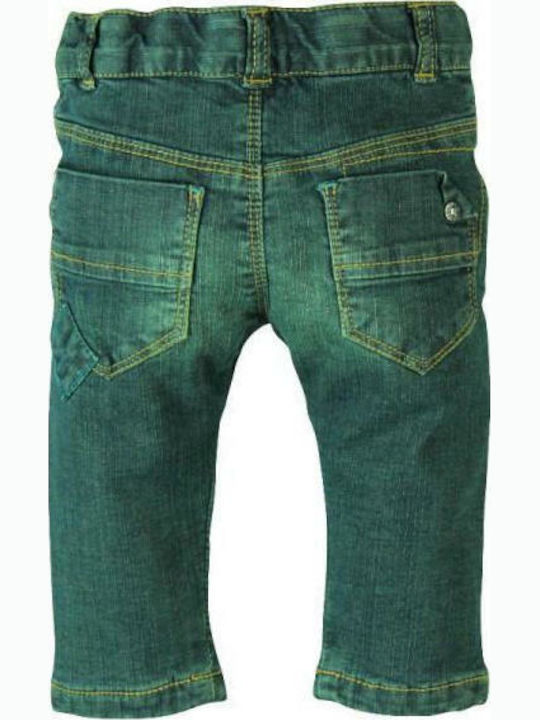 Boboli Kids Denim Trousers Green