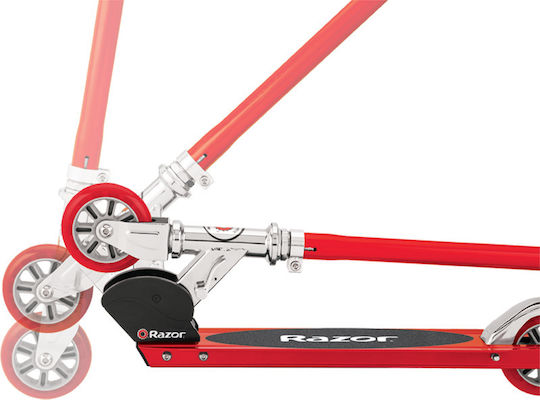 Razor Kids Scooter Foldable S Sport 2-Wheel for 6+ Years Red