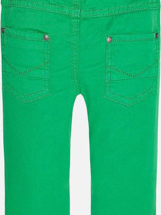 Mayoral Kids Fabric Trousers Green