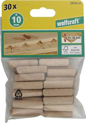 Wolfcraft Ξύλινες Καβίλιες 10x40mm 2910000 30pcs