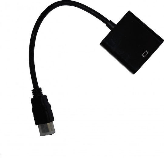 NG Μετατροπέας HDMI male σε VGA female Box (NG-HDMI-VGA-box)