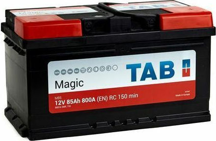 TAB Car Battery with 85Ah Capacity and 800A CCA