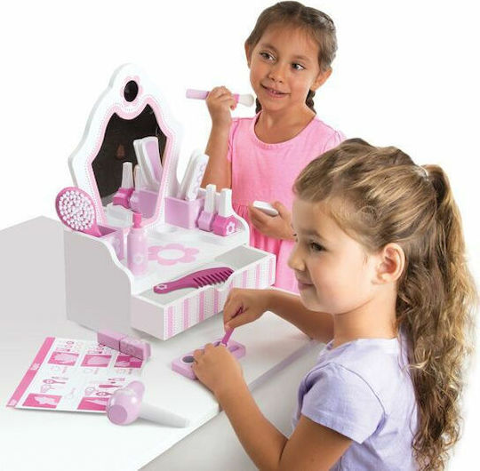 Melissa & Doug Beauty Salon Play Set Children's Beauty Vanity