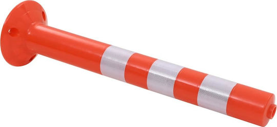 vidaXL Plastic Traffic Columns Orange H75cm 5pcs
