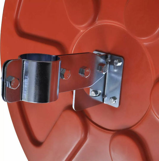 vidaXL Plastic Traffic Mirror Orange