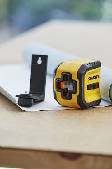 Stanley Cline Self-leveling Linear Laser Level Red Beam 1.5V with Working Range 10m