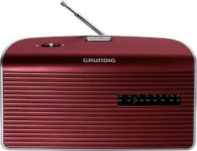 Grundig Music 60 Radio portabil Cu baterie Roșu