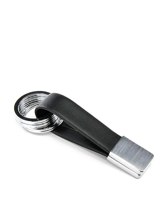 Troika Μπρελόκ Πορτοφόλι Twist Lock Δερμάτινο Μαύρο Troika Μπρελόκ Πορτοφόλι Twist Lock Δερμάτινο Μαύρο