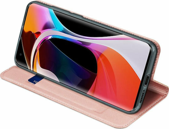 Dux Ducis Skin Pro Книга Изкуствена кожа Розово злато (Xiaomi Mi 10 / Mi 10 Pro)