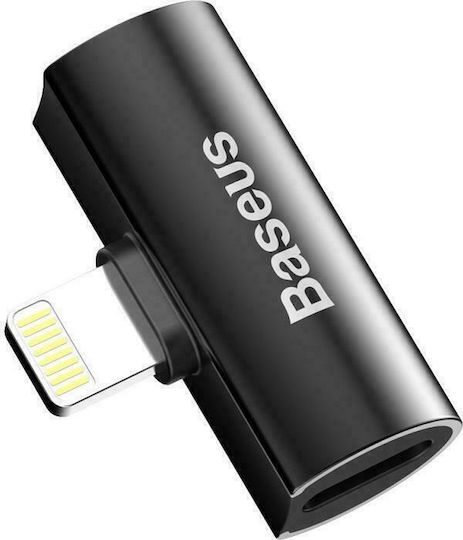 Baseus L46 Μετατροπέας Lightning male σε Lightning 2x female 1τμχ
