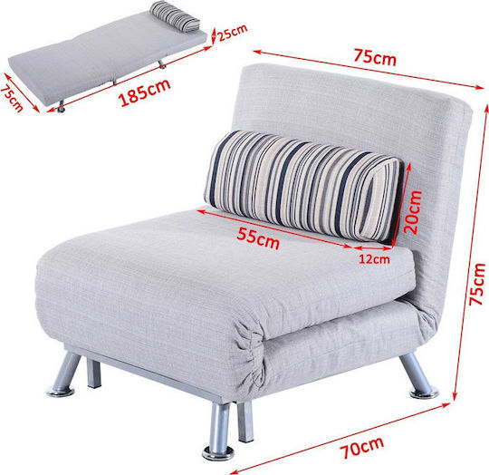 Schlafsessel Gray 75x70x75cm