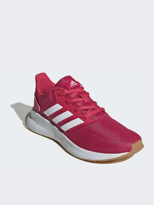 Runfalcon K Kinder Sportschuhe Laufen mit Schnürsenkeln Power Pink / Cloud White / Gum