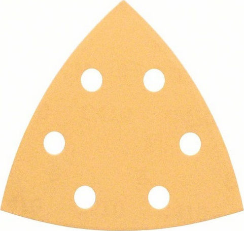Bosch C470 Delta Sanding Sheet K120 with Holes 93x93mm Set 5pcs