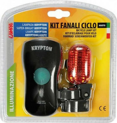 Lampa Krypton Set de lumini pentru bicicletă