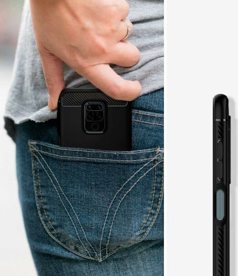Hurtel Carbon Series Μαύρο (Redmi Note 9)