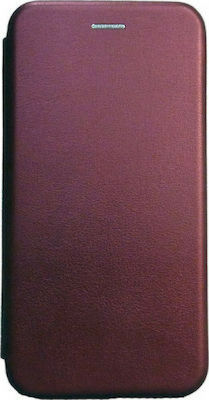 Forcell Synthetic Leather Book Burgundy (Galaxy A50)