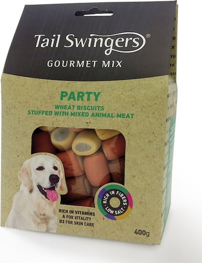 Tailswingers Tail Swingers Gourmet Mix Party Biscuit Dog with Meat 400gr