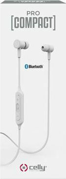 Procompact In-ear Bluetooth Handsfree Earphones White