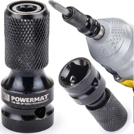 Powermat Adaptor pentru Cheie de Impact 1/2 " - 1/4" HEX Adaptor Burghiu 50