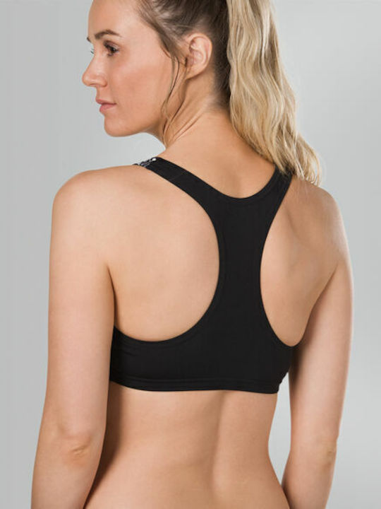 Boom Placement Sportiv Set Bikini Sutien sport Negru