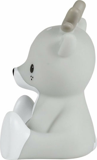 Flow Led Kids Decorative Lamp Fabian Mini Gray 5x5x7εκ.