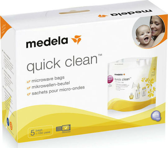 Medela Quick Clean Microwave Sterilization Pouches for Pacifier