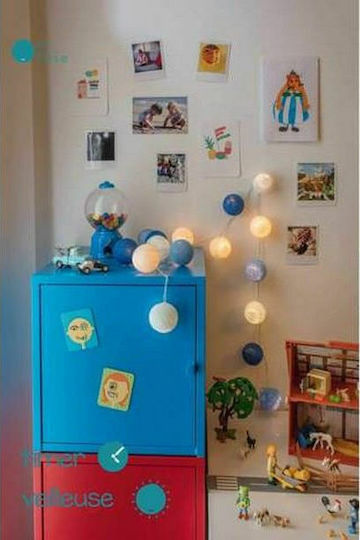 La Case de Cousin Paul Led Garland Plastic Kids Wall Light Sam