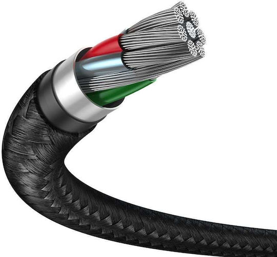 Baseus USB 3.0 Kabel USB-A-Stecker - USB-A-Buchse Schwarz 1m CADKLF-B0G