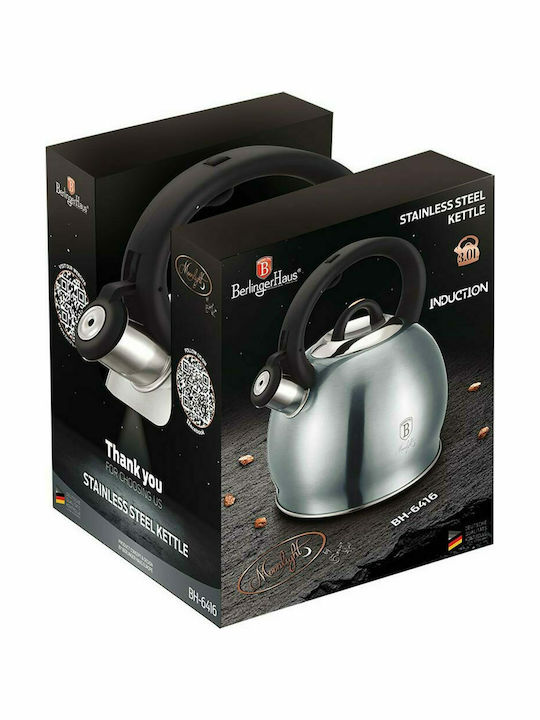 Berlinger Haus Moonlight Collection Βραστήρας Ανοξείδωτος Ασημί 3000ml