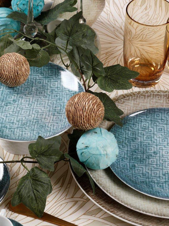 Cryspo Trio La Palma Colorful Porcelain Dinnerware Set 20pcs