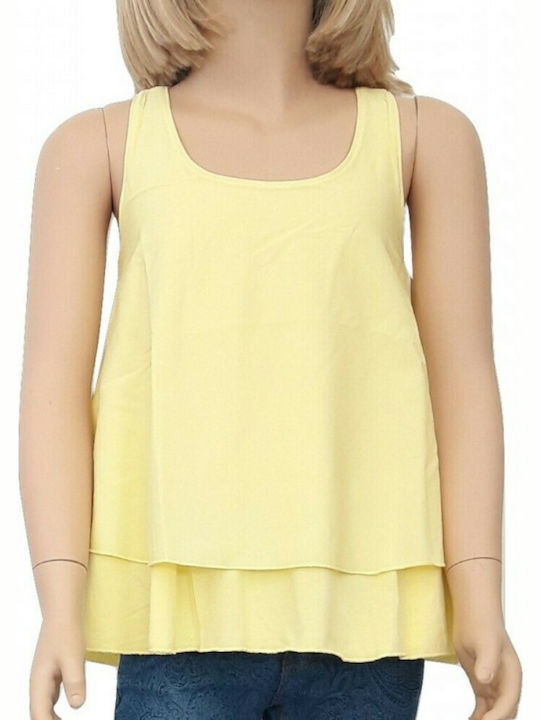 Evita Kids Blouse Sleeveless Yellow