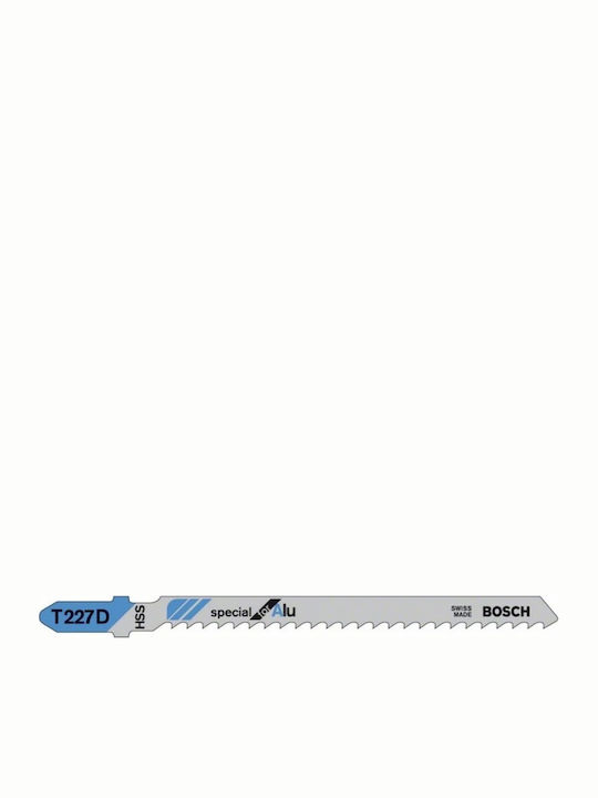 Bosch T227D Λάμες Special for Alu για Μέταλλο 75mm 5τμχ