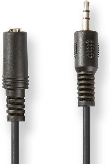 Nedis 3.5mm Jack Cable Male to Female Black 2m