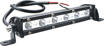 Slim LED Lightbar Universal 10-30V 18W 18cm with White Lighting 1pcs