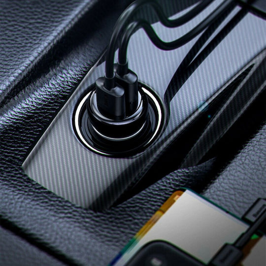 Baseus FM Transmitter Αυτοκινήτου S-16 με Bluetooth / USB / AUX / MicroSD