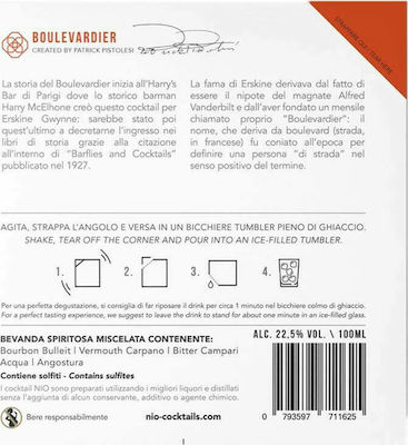 Nio coctails Boulevardier Cocktail 100ml
