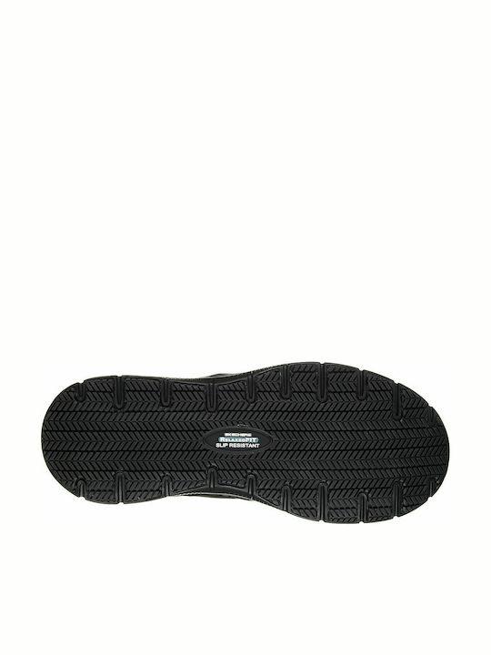 Skechers Flex Advantage Sr - Bronwood Scăzut de Lucru Black cu Certificare SR