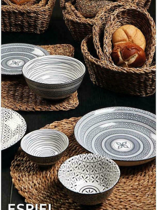 Espiel Bread Basket Wicker Brown 24x18x8cm