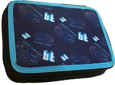 Back Me Up Fabric Pencil Case Arcade with 2 Compartments Purple