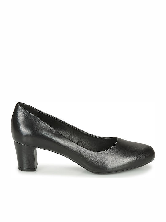 Leather Black Heels Umbretta