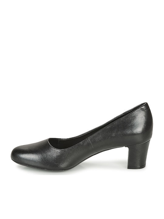Leather Black Heels Umbretta