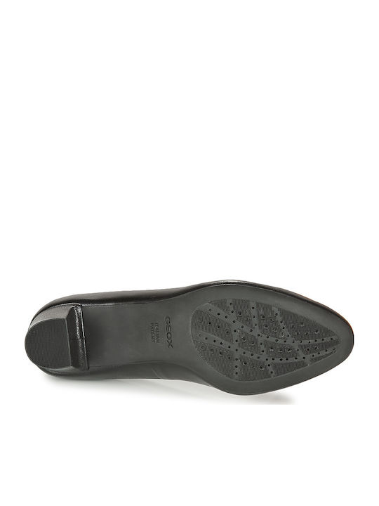 Leather Black Heels Umbretta