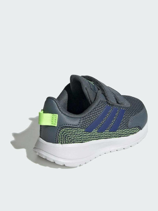Kids Sports Shoes Running with Hoop & Loop Closure Legacy Blue Royal Blue Signal Green
