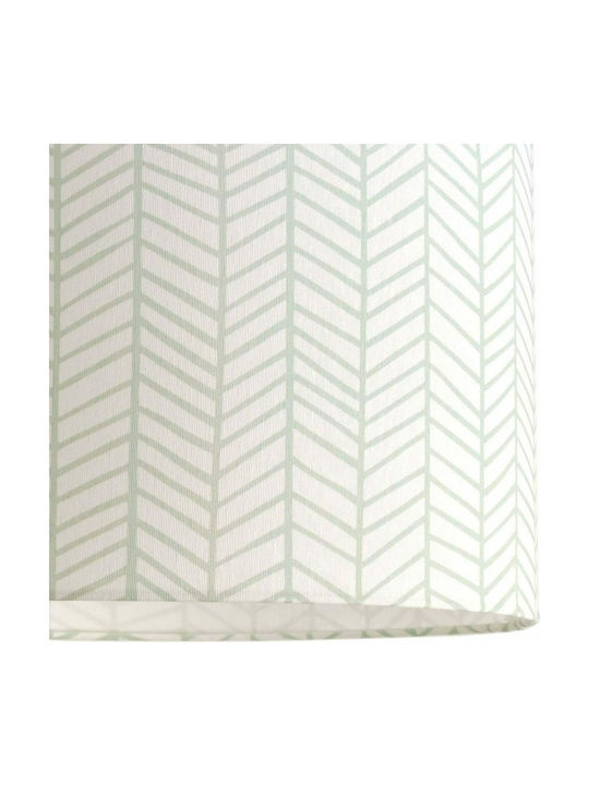 Veis Hesperis Scandinavian Einfaches Licht Kinderdeckenleuchte Deckenleuchte 60W mit Fassung E27 Mint 35x24cm