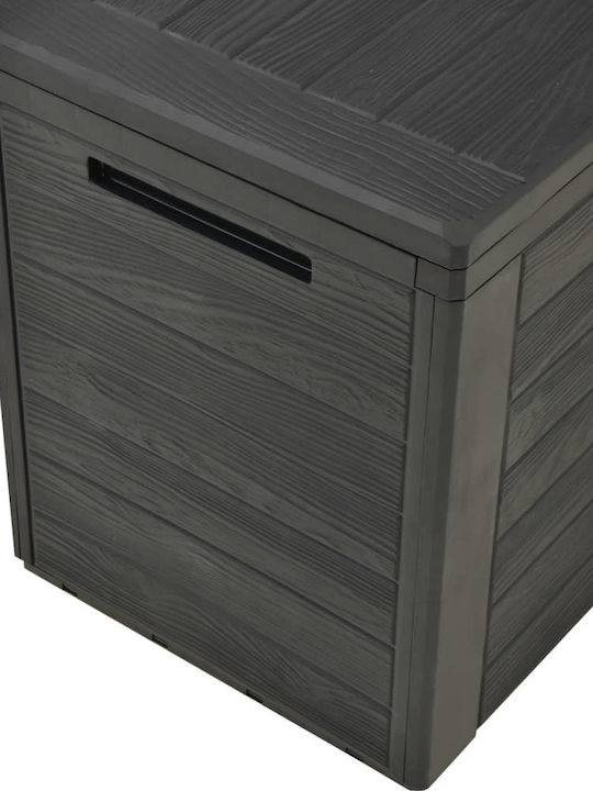 vidaXL Outdoor Storage Box 290lt Gray L116xW44xH55cm
