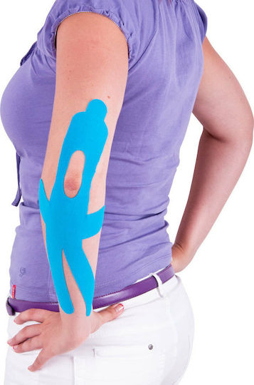 inSPORTline Kinesiology Tape Elbow Kinesiology Tape 13.5 x 31cm Light Blue