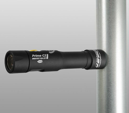 Armytek Wiederaufladbar Taschenlampe LED mit maximaler Helligkeit 1250lm Prime C2 Magnet Schwarz