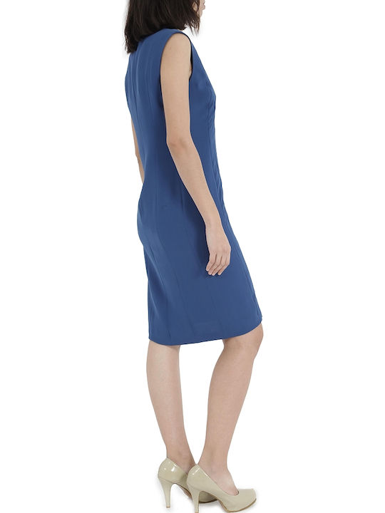 Calvin Klein Midi Kleid Blau