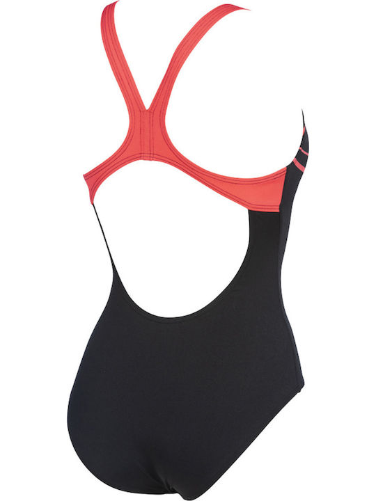 Athletic One-Piece Swimsuit Black