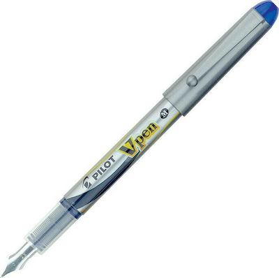 Pilot VPEN Writing Pen Medium 0.5mm Gray with Blue Ink SVP-4ML